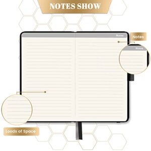 Pocket Planner 2023-2026 - 3 Year Monthly Planner 2023-2026, Jul.2023 - Jun.2026, 6.2" × 4", 3 Year Monthly Planner With 63 Note Page, 2 Bookmarks, Pen Loop, Inner Pocket, Perfect Organizer for Purse - Black Bee