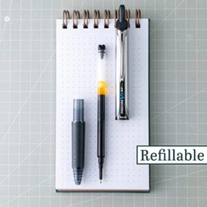 PILOT Pen 13616 Precise V7 RT Refillable & Retractable Liquid Ink Rolling Ball Pens, Fine Point (0.7mm) Black Ink, 6-Pack