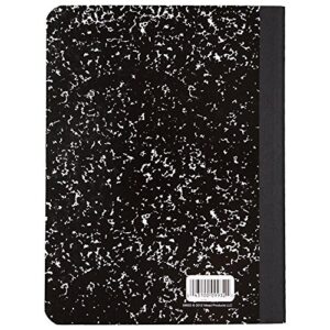 Mead Composition Notebook, College Ruled, 100 Sheets, Pack Of 3, Black (09932)