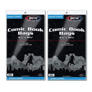 bcw current comic bags – 200 count