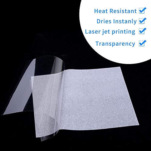 Optiazure Transparency Film, Overhead Projector Film for Laser Jet Printer and Copier, Letter Size 100Pack Sheets