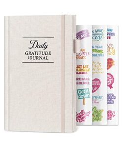 taja gratitude journal for women & men 2023 : 5 minute journal, daily manifestation mindfulness journal with positive & grateful prompts for more happiness, positivity, affirmation and self care