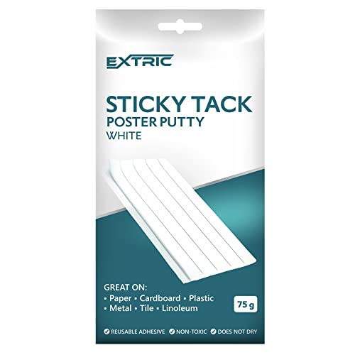 Sticky Tack, Poster Putty, White Color Wall Putty, Sticky Tack for Wall Hanging, Jumbo Classroom Pack Mounting Putty, Tacky Putty