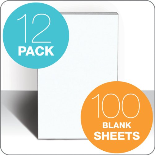 TOPS Memo Pads, 3" x 5", White Paper, 100 Sheets, 12 Pack (7820)