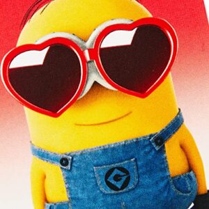 Hallmark Kids Minions Mini Valentines Day Cards Assortment (18 Classroom Cards with Envelopes)