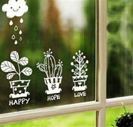 Glass Pen Window Marker: Black and White 5 Pack - Glass Markers, Car Marker or Mirror Pen with Washable Paint - Car Windows, Mirrors, Signs, Crafts