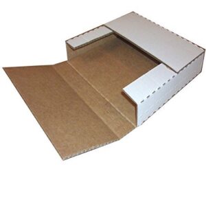 100 record lp mailer mailers white holds 1 to 4 albums – 12″ record lp vinyl cardboard multi-depth closure by valuemailers …
