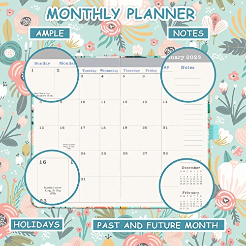 Pocket Planner 2023-2025 - Monthly Planner & Pocket Calendar, Jan 2023-Dec 2025, 6.3" x 3.8, 3 Year Monthly Planner, Calendar Planner with Inner Pocket and 60 Note Pages, Small Planner for Purse, Easy to Carry