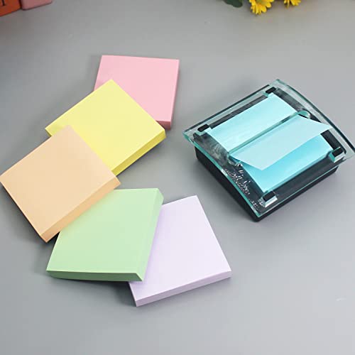 Pop Up Sticky Notes Pad, 3 in x 3 in Candy Color Easy Post Notes 6 Pad 100 Sheet/pad 600 Sheet Total, Individual Package