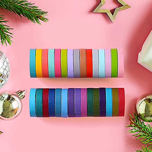 Ieebee 40 Rolls Washi Tape Set, Decorative Masking DIY Tapes for Children and Gifts Warpping (Mix)