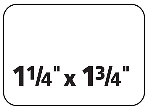 Avery ID Labels, Sure Feed Technology, Permanent Adhesive, 1.25" x 1.75", 480 Labels (6570)