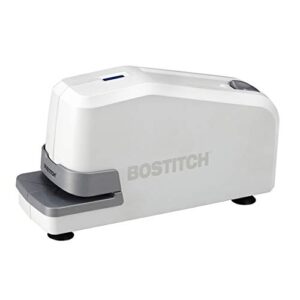 bostitch office impulse 30 sheet electric stapler – heavy duty, no-jam with trusted warranty guaranteed by bostitch, white (02011)