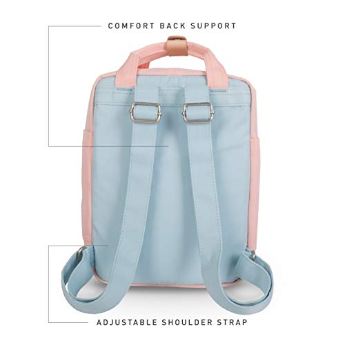 Doughnut Macaroon Mini Cream Iceberg Sakura Unicorn Dream 7L Travel School Ladies College Girls Lightweight Casual Daypacks Bag Small Backpack (ICEBERG X SAKURA)