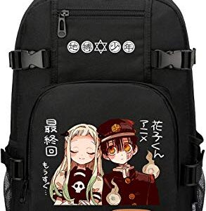 Roffatide Anime Toilet Bound Hanako Kun Yashiro Nene Printed Leisure Backpacks Laptop Backpack