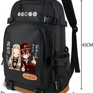 Roffatide Anime Toilet Bound Hanako Kun Yashiro Nene Printed Leisure Backpacks Laptop Backpack