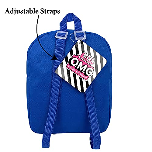 LOL OMG Doll Mini Backpack for Girls & Toddlers, 12 Inches, LOL Surprise Small Backpack or Purse, Fashion Slay the Runway Multicolor