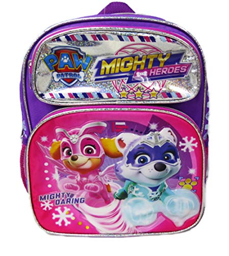 Paw Patrol - Mighty Pups 12" Deluxe Toddler Size Backpack - Super Hero Puppies - A18999