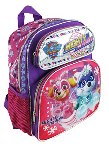 Paw Patrol - Mighty Pups 12" Deluxe Toddler Size Backpack - Super Hero Puppies - A18999