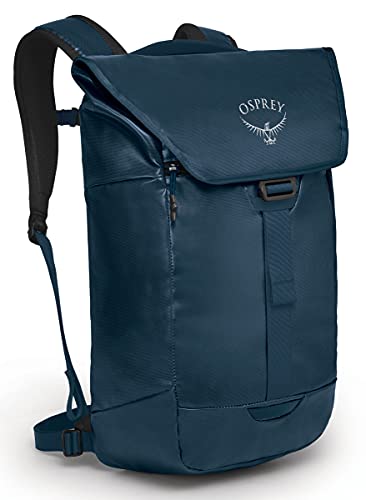 Osprey Transporter Flap Laptop Backpack, Venturi Blue