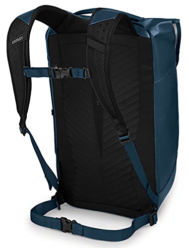 Osprey Transporter Flap Laptop Backpack, Venturi Blue