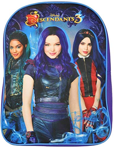 Descendants 3 15" School Backpack Purple-blue