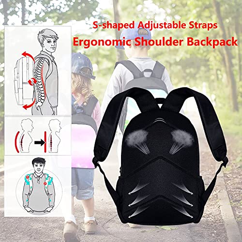 15 Inch Cute Cartoon Backpack 3D Anime Lightweight Daypack Bookbag Travel Computer Bag L2