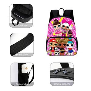 15 Inch Cute Cartoon Backpack 3D Anime Lightweight Daypack Bookbag Travel Computer Bag L2