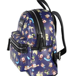 Nickelodeon Chibi Avatar The Last Airbender Characters Aang Zuko Katara Appa Toph Sokka Mini Backpack