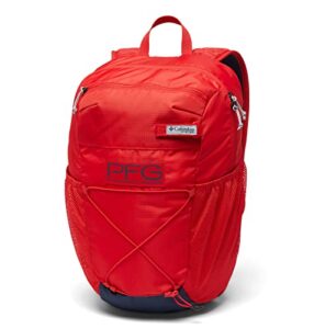 columbia unisex pfg terminal tackle 22l backpack, red spark/hooks, one size