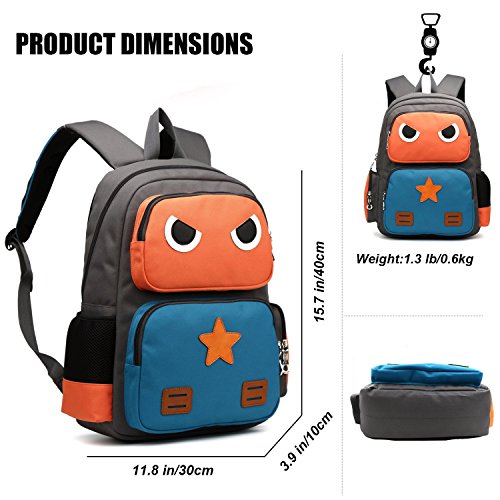ArcEnCiel Kid's Backpack (Orange and Green)