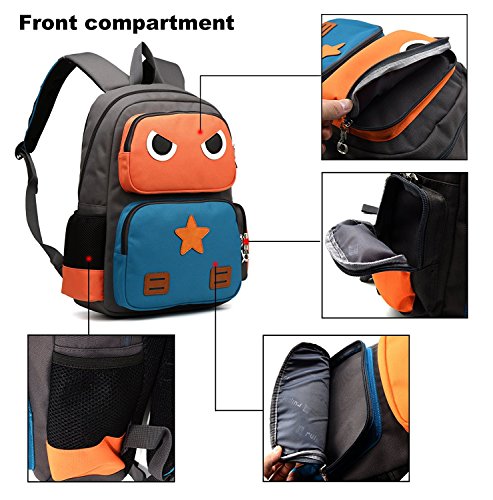 ArcEnCiel Kid's Backpack (Orange and Green)