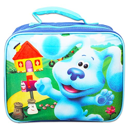 Fast Forward Blues Clues Mini Backpack and Lunch Box Set - Bundle with Blue’s Clues Backpack, Blues Clues Lunch Box, Mini Coloring Book, Stickers, More | Blues Clues Backpack for Toddlers