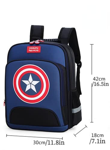Cartoon Rolling Backpack Boys and Girls Roller Travel Bag with Wheels, Detachable College Laptop Luggage Vacation Backpacks