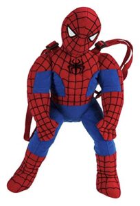 fast forward little boys’ spiderman shaped plush, red, one size