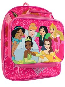 disney kids backpack and lunchbag set pink princesses’