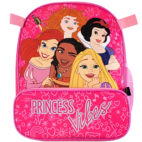 Disney Kids Backpack and Lunchbag Set Pink Princesses'