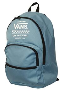 vans ranged 2 prints school adult laptop backpack one size (blue/white)