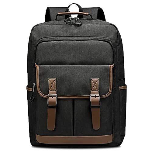 COTTEBED Laptop Backpack for Women Men Work Bag, Lightweight Travel Bags Casual Daypacks for Business, School, College,Fit up to 15.6 inch Computer(Black)