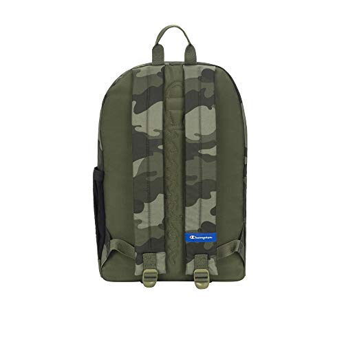 Champion unisex adult Varsity Backpacks, Camo Olive/Fuchsia, One Size US