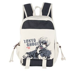 innturt anime kaneki ken canvas backpack bag rucksack school bag