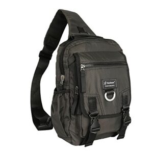 vanlison sling bag backpack cross body messenger bag shoulder backpack travel rucksack black