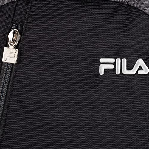 FILA Duel School Laptop Computer Tablet Book Bag, Black, One Size