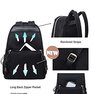 PAOIXEEL 14 Pockets Fashion Backpack, Anti-theft Water Resistance Lightweight Diaper Bag Backpack for Casual Daypack Outdoor