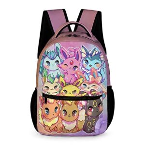kuareot backpack, teen cartoon rucksack travels backpack anime simple large capacity backpack