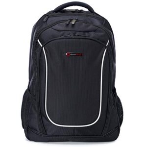 alpine swiss oneida 15.6″ laptop backpack with tablet sleeve & mfg warranty black