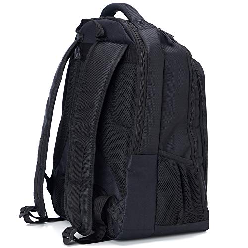 Alpine Swiss Oneida 15.6" Laptop Backpack With Tablet Sleeve & Mfg Warranty Black