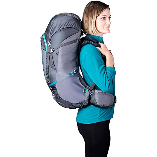 Gregory Mountain Products Jade 63 Liter Women's Overnight Hiking Backpack, Ethereal Grey, X-Small/Small