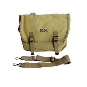 WWII WW2 US M36 Haversack Musette Field Bag Military Back Pack Canvas Khaki