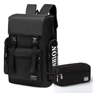 joyask laptop backpack business travel backpack for men women, college school backpack lightweight waterproof