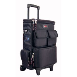 Gator Cases Lightweight Rolling Backpack Case with Pull Handle; Fits 25-Note Micro Controllers and Laptop (GK-LT25W)